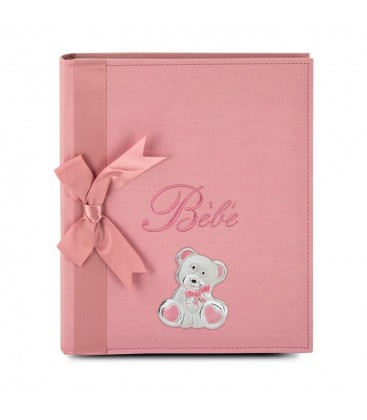 Αλμπουμ Αρκουδακι 25x30 Ροζ