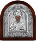 Ασημένια Εικόνα Άγιος  Νικόλαος 107-S