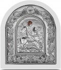 Ασημένια Εικόνα Άγιος Γεώργιος 108-S