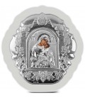 Ασημένια Εικόνα Παναγία Γλυκοφιλούσα 402-S