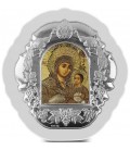 Ασημένια Εικόνα Παναγία Βηθλεέμ Μεταξοτυπία 417-S