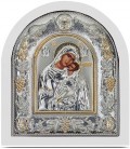 Ασημένια Εικόνα Παναγία Γλυκοφιλούσα 102-G