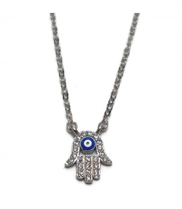 Κολιέ χέρι τύχης από ασημί 925