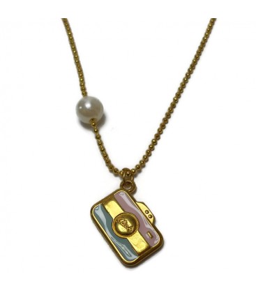 Κολιέ φωτογραφική μηχανή 