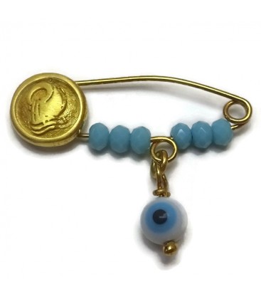 παραμανα-φυλαχτο ασήμι 925 ζώδιο Υδροχόος Boy G