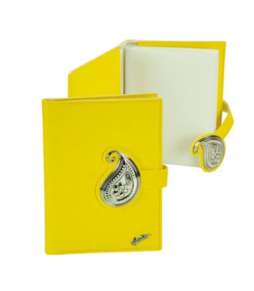 Ασημένιo Άλμπουμ θέσεων Barbie κίτρινο με λαχούρι