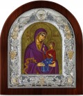 Ασημένια Εικόνα Αγία Άννα Μεταξοτυπία