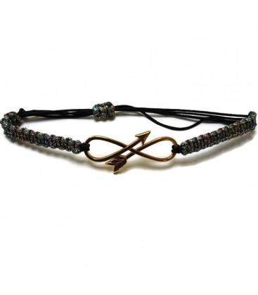 Βραχιόλι φτερό χειροποίητο μακραμέ BRN02