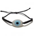 Βραχιόλι μάτι χειροποίητο μακραμέ BRN05