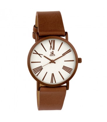 Ρολόι Season St Scorpion Vintage Series brown leather 2174-4