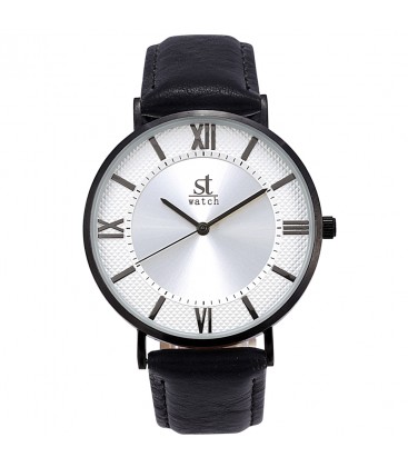 Season Time WATCH 2177-4 Empire Black Leather Strap