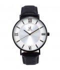 Season Time WATCH 2177-4 Empire Black Leather Strap