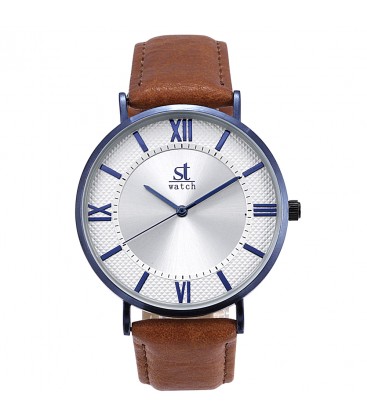 Season Time WATCH 2177-7 Empire Brown  Leather Strap