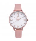 Season Time WATCH Madison Crystals Pink Leather Strap 2178-5