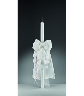 Λαμπάδα βάφτισης για κορίτσι 162