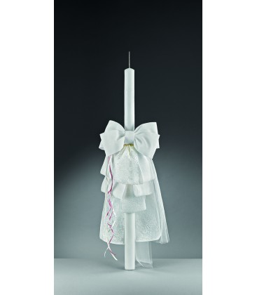 Λαμπάδα βάφτισης για κορίτσι 162