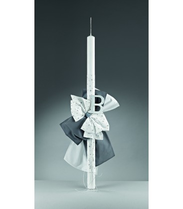 Λαμπάδα βάφτισης με το μονόγραμμα για αγόρι 181