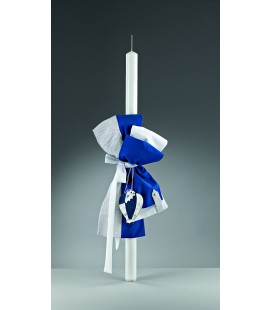 Λαμπάδα βάφτισης με αερόστατο για αγόρι 176