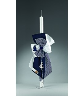 Λαμπάδα βάφτισης με θέμα θάλασσα για αγόρι 177