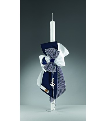 Λαμπάδα βάφτισης με θέμα θάλασσα για αγόρι 177