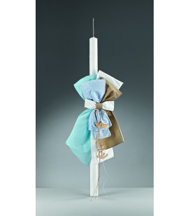 Λαμπάδα βάφτισης με θέμα θάλασσα για αγόρι 182