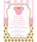 Προσκλητήριο minnie mouse princess BA6081