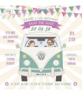 Προσκλητήριο γάμου Save the date Γ1139