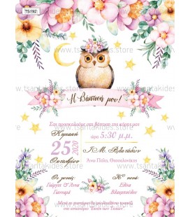 Προσκλητήριο κουκουβάγια TS192