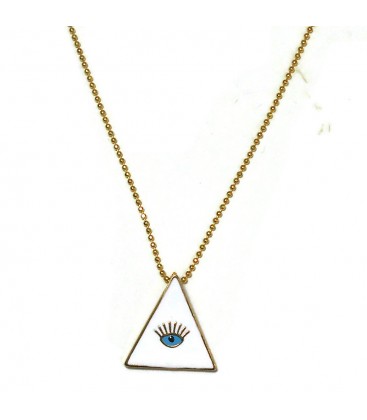 Κολιέ μάτι  χειροποίητο KL8992