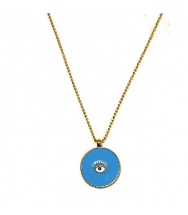 Κολιέ μάτι  χειροποίητο KL8988