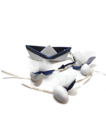 Μπομπονιέρα κεραμικό καράβι MPOB8714