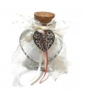 Μπομπονιέρα βαζάκι σε σχήμα καρδιάς MPOB8776