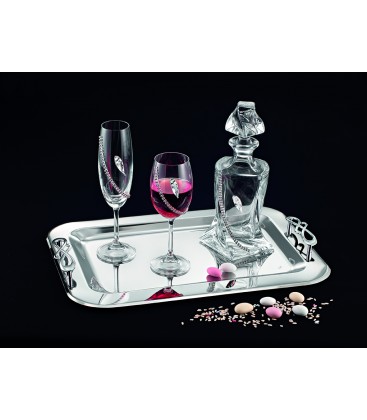 Σετ Γάμου 144 Δίσκος -Καράφα - Ποτήρι