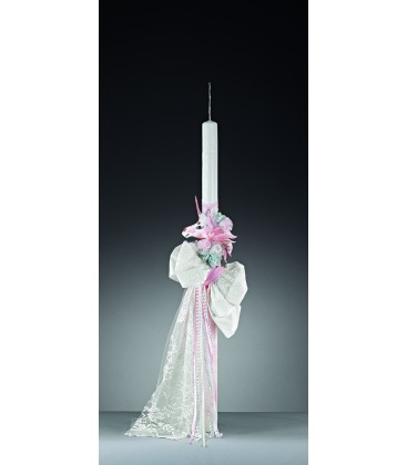 Λαμπάδα βάφτισης για κορίτσι 111