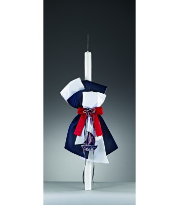 Λαμπάδα βάφτισης με θέμα θάλασσα για αγόρι 147