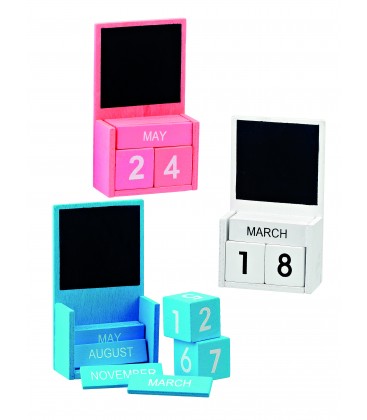 Μπομπονιέρα ημερολόγιο με μαυροπίνακα  MPOB3357