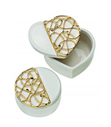 Μπομπονιέρα πορσελάνινη μπιζουτιέρα MPOG10062