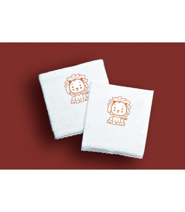 Λαδόπανα ολοκληρωμένο σετ  με λιοντάρι 450