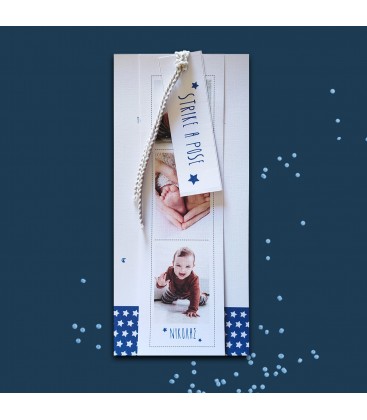 Προσκλητήριο βάφτισης με φωτογραφίες 2111046