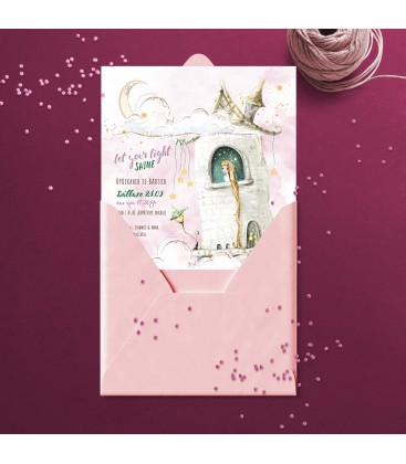 Προσκλητήριο ραπουνζέλ για κορίτσι 2112025