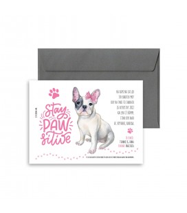 Προσκλητήριο σκυλάκι για κορίτσι 2112034