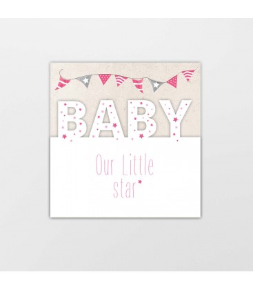 Προσκλητήριο baby για κορίτσι 2112045