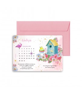 Προσκλητήριο πουλάκι για κορίτσι 2112048