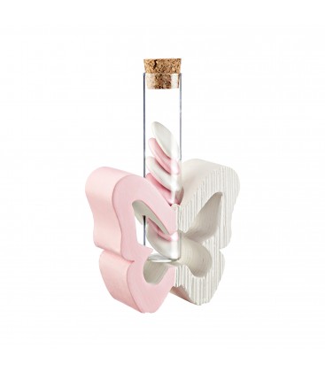 Μπομπονιέρα πεταλούδα κεραμική με σωλήνα MPOG46533
