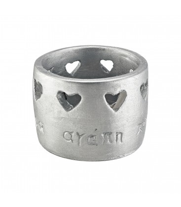 Μπομπονιέρα κεραμικό κηροπήγιο για ρεσώ MPOG24205