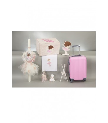 Σετ βάφτισης μπαλαρίνα SETVA012