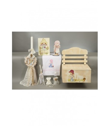 Σετ βάφτισης κοριτσάκι SETVA013