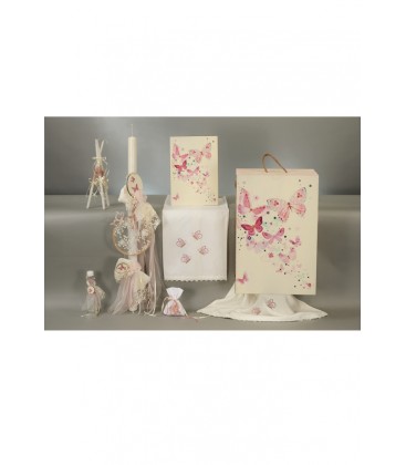 Σετ βάφτισης πεταλούδα SETVA015