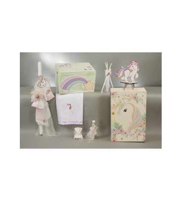 Σετ βάφτισης μονόκερος SETVA020