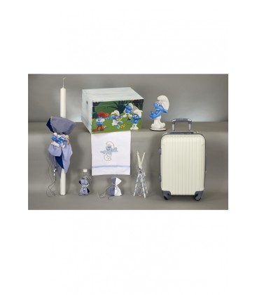 Σετ βάφτισης στρουμφάκια SETVA030